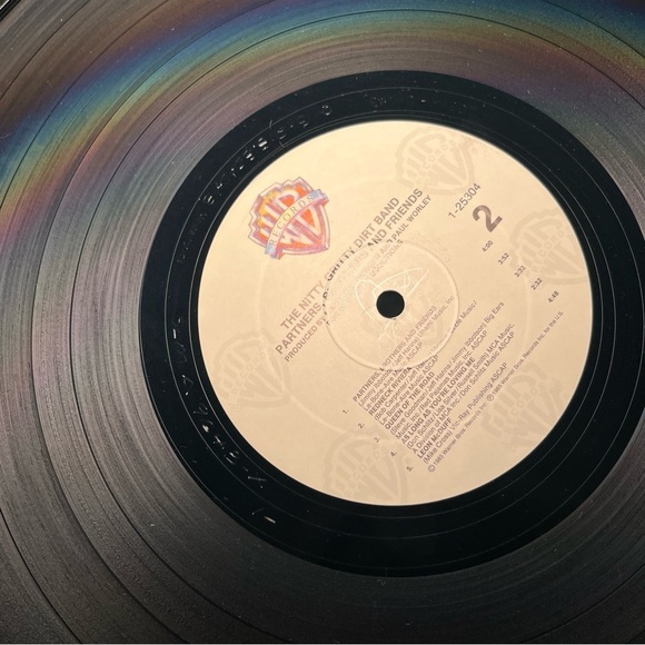 Nitty Gritty Dirt Band with their 1985 LP "Partners, Brothers & Friends." Record - Picture 9 of 9